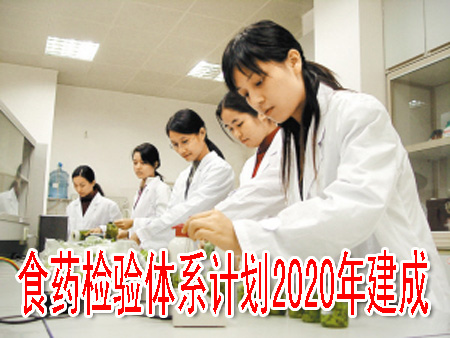 食药检验体系计划2020年建成