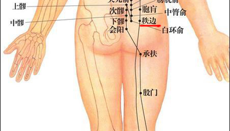 秩边穴→治小便不利