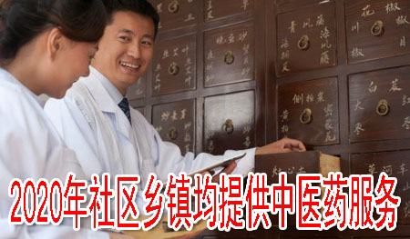 2020年社区乡镇均提供中医药服务