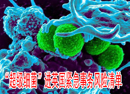 “超级细菌”进英国紧急事务风险清单