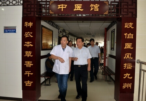 闫树江率队调研督导江津区中医药工作