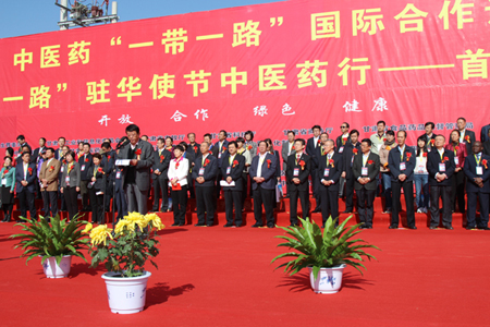 “一带一路”沿线国家驻华使节共商中医药合作