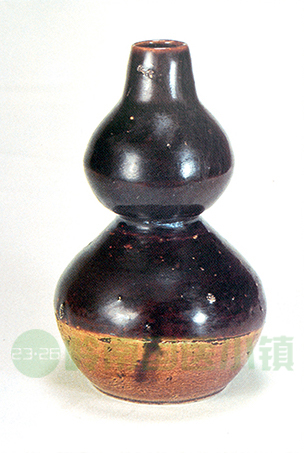 黑釉葫芦瓶