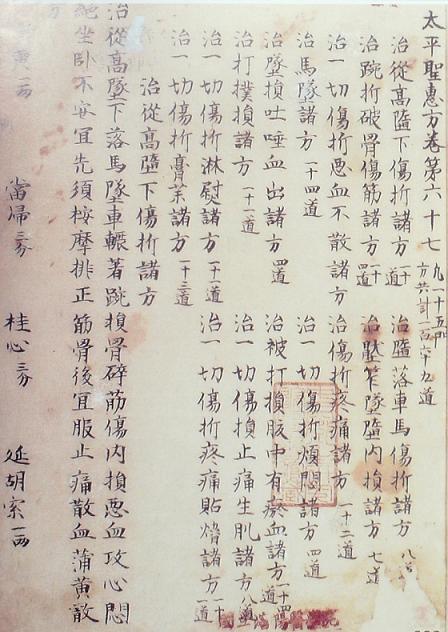 《太平圣惠方》书影