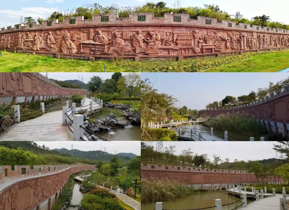 中医药历史文化浮雕景观长廊 