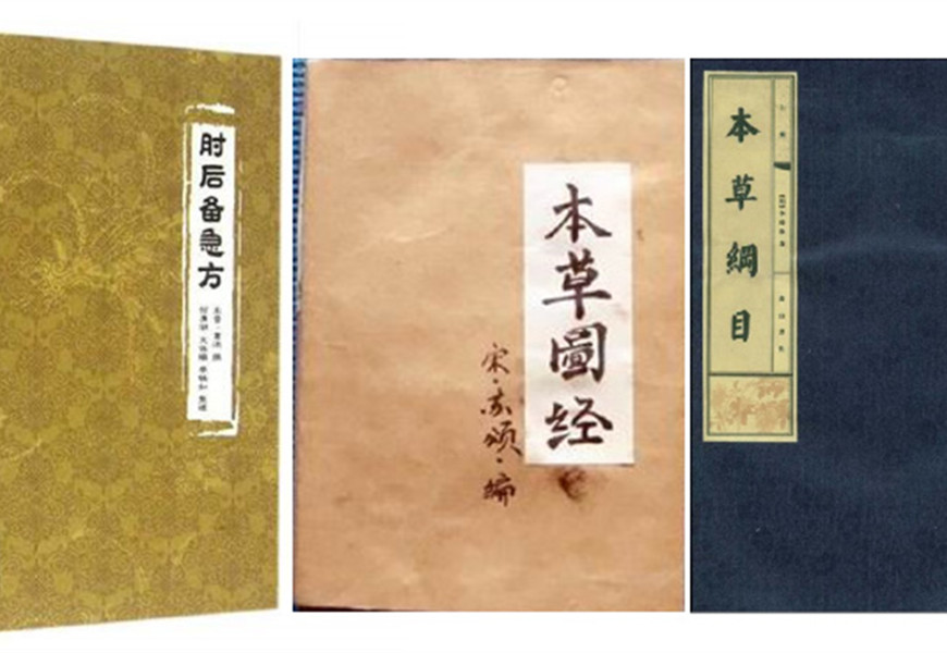 《本草图经》中国第一部刻版药物图谱。