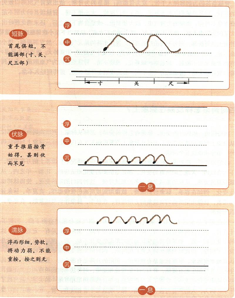 缓、急、小、大、滑、涩六种脉象所对应的病状情形是怎样的？